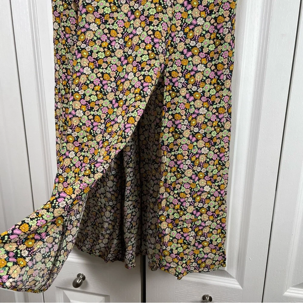 Philosophy Floral Midi Skirt Women’s S Ditzy Dainty Cottagecore Cabin Fairy Slit - Picture 5 of 14